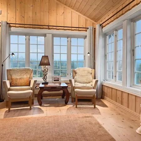 Mountain In Fireplace Sauna 1000 Meters Above Sea Level Aurdal